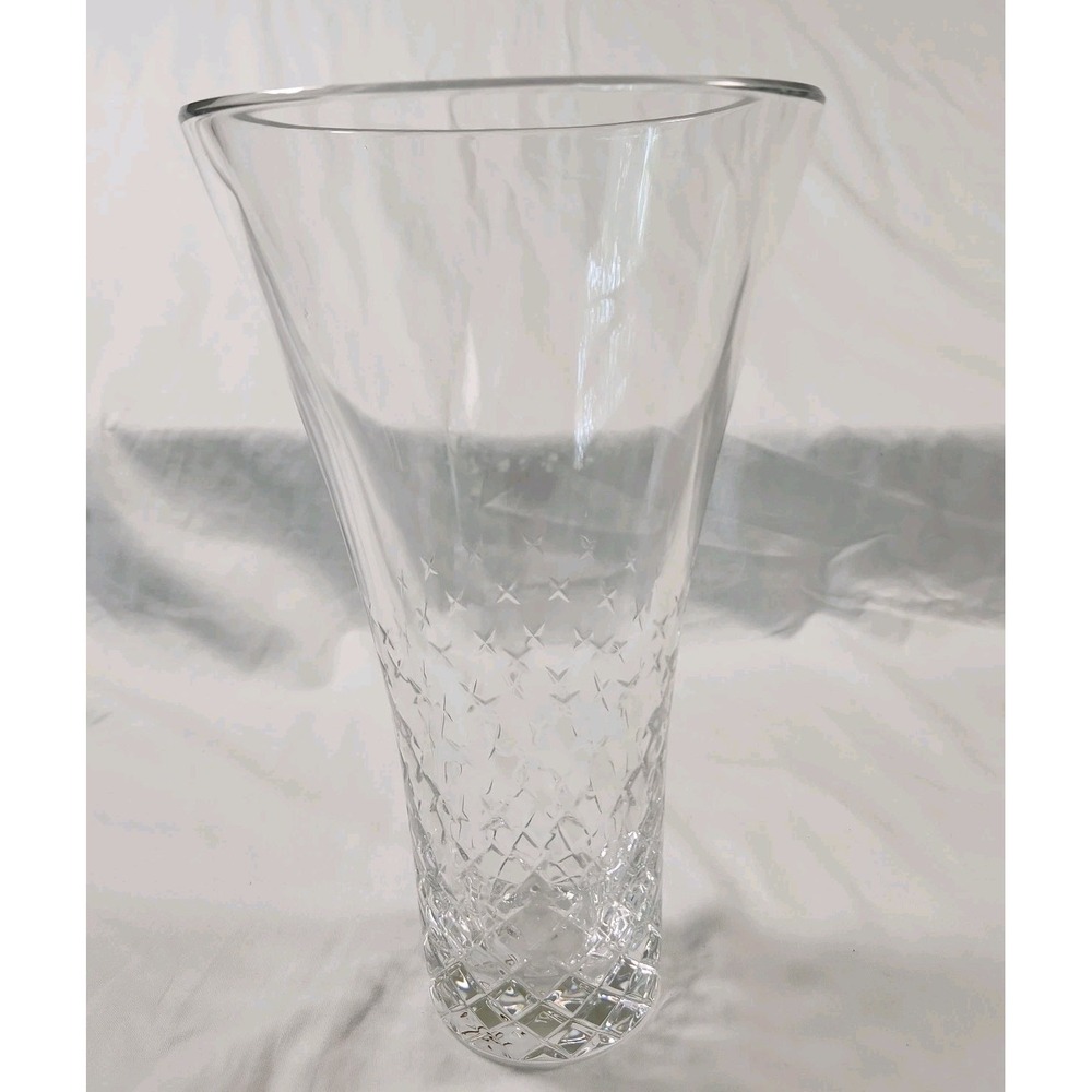 Lauren Ralph Lauren Hollywood Hills Vase 10" Lead Crystal no chips or cracks